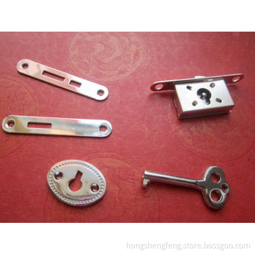 Manufacturer Supply Cheap Price Metal Wooden Box Key Lock